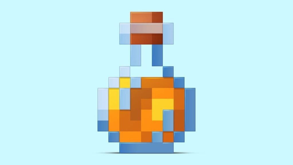 Бутылочка меда Minecraft внешний вид