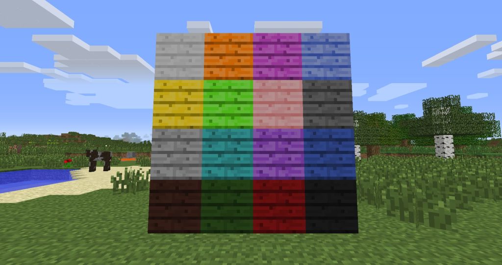 Colorable Planks Mod Minecraft