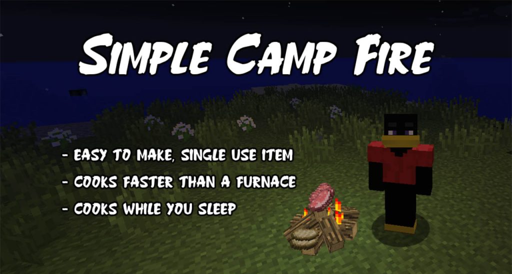 Simple Camp Fire Minecraft