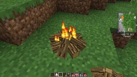 Simple Camp Fire Minecraft