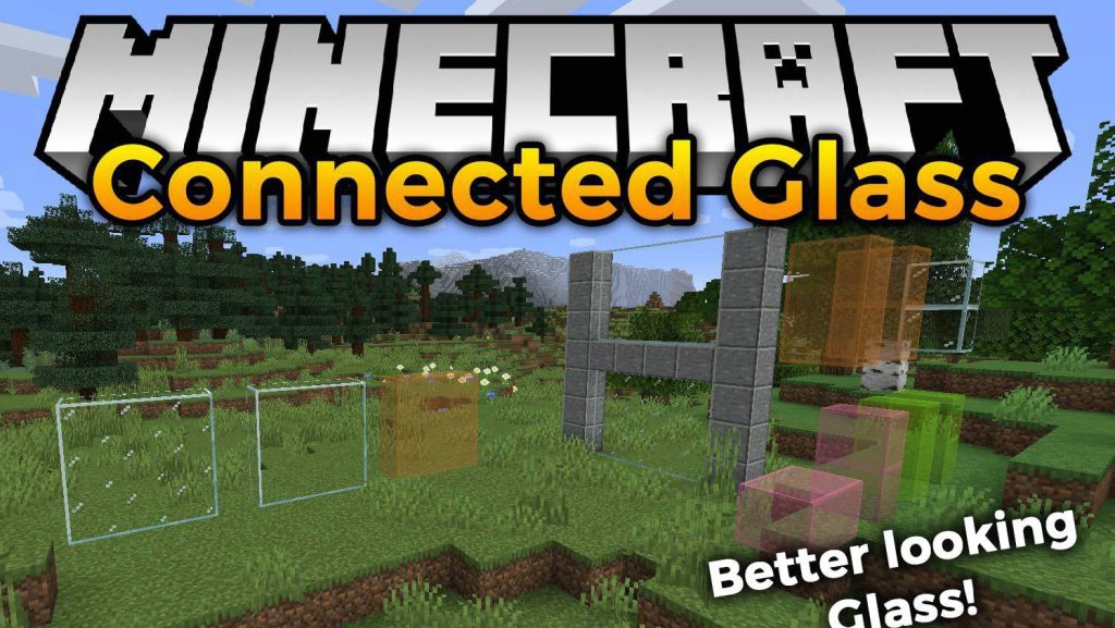 Connected Glass Minecraft