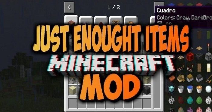 Мод Just Enough Items (JEI) Minecraft