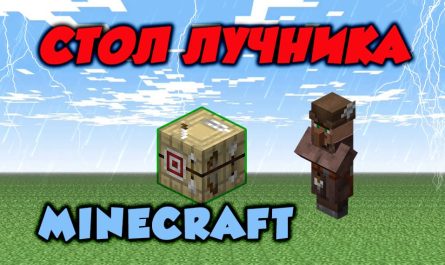 Стол лучника Minecraft