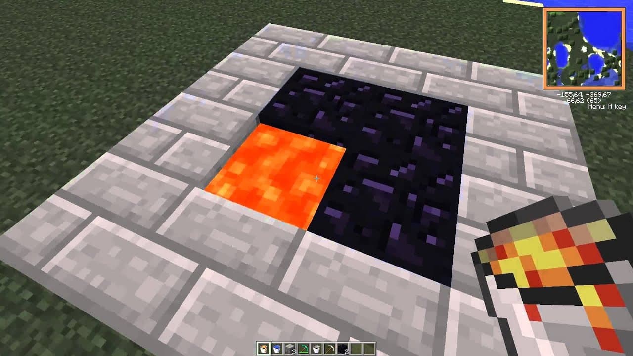2. 12. 2. Лава обсидиан майнкрафт. 5.